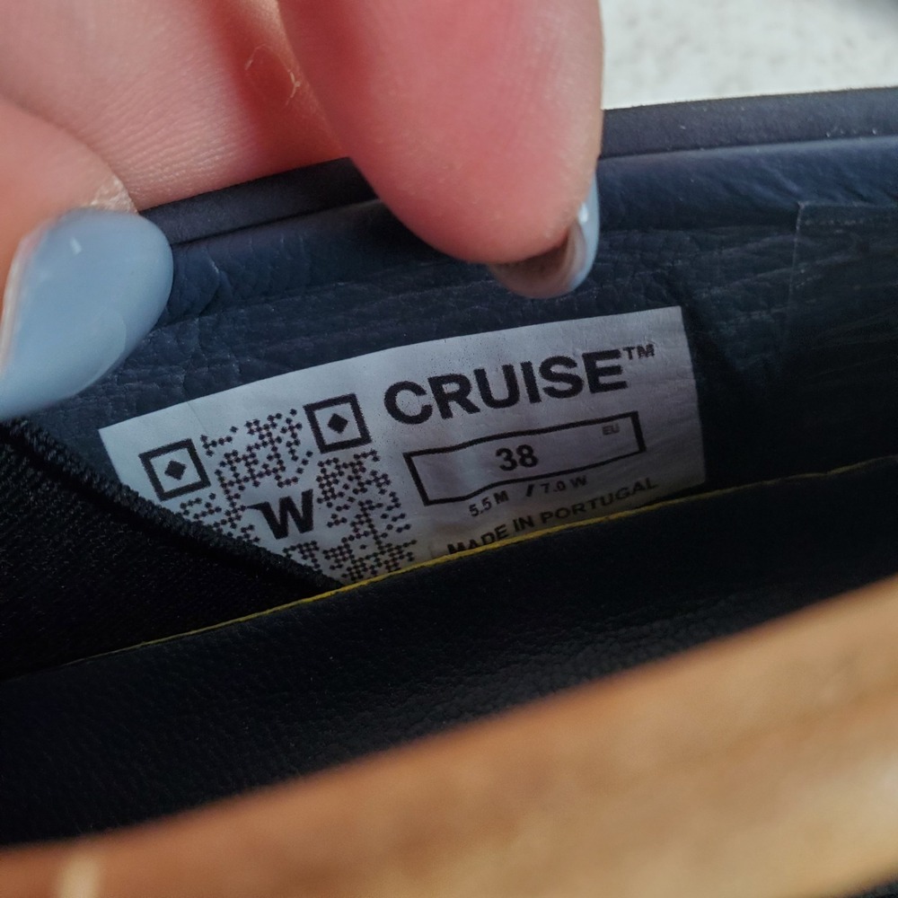 Wolf & Shepherd Cruise Womens Shoes Sz 7 Navy Brilliant White Suede Slip-On - Picture 5 of 10